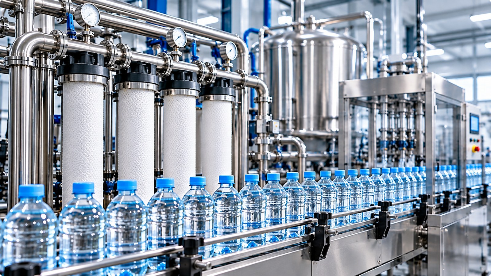 Bottled Water & Carbonated Drinks Filtration Systems